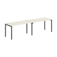 Стол 2-х местный XWST 2870 Сосна Эдмонт/Антрацит 2800х700х750 XTEN-S