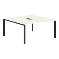 Стол 2-х местный EUWST 1516 Ясень Траун/Черный 1560х1606х750 EDIS