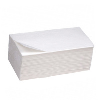Бумажные полотенца листовые Экономика Проф листовые, белые, V укладка, 200шт, 1 слой, 20 упаковок, 2