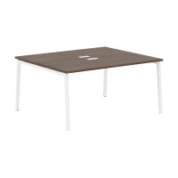 Стол 2-х местный ELWST 1513 Дуб Денвер тёмный/Белый 1560х1346х750 EDIS