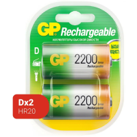 Аккумулятор Gp D, 2200mAh, 2шт/уп