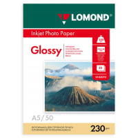 Фотобумага для струйных принтеров Lomond А5, односторонняя, 50 листов, 230 г/м2