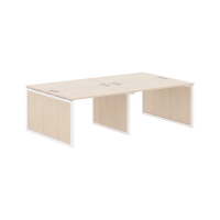 Стол 4-х местный XQPWST 2414 Бук Тиара/Белый 2400х1406х750 XTEN-QP