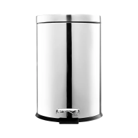 Мусорное ведро с педалью Merida Classic KIP411, 20л, полированный металлик