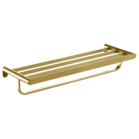Полка для полотенец Nofer Verona золотая, 16843.G