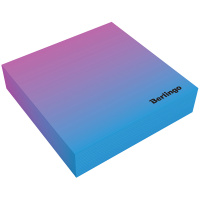Блок для записей проклеенный Berlingo Radiance голубой-розовый, 8.5х8.5х2см, 200 листов