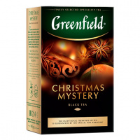 Чай Greenfield Christmas Mystery (Кристмас Мистери), черный, листовой, 100 г