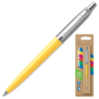 Шариковые ручки класса Люкс Parker Jotter Orig Yellow синяя, корпус желтый, нержавеющая сталь