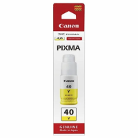 Чернила CANON (GI-40Y) для СНПЧ Pixma G5040/G6040, желтые, ресурс 7700 страниц, оригинальные, 3402C0