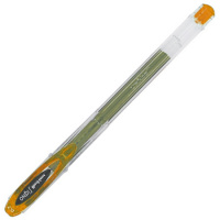 Ручка гелевая Uni UM-120 оранжевая, 0.7мм