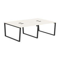 Стол 4-х местный EVWST 2316 Ясень Траун/Черный 2326х1606х750 EDIS