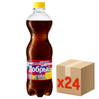 Напиток Добрый Cola Ледяной лимон газированный, 500мл x 24 шт