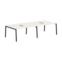 Стол 4-х местный ELWST 3113 Ясень Траун/Черный 3126х1346х750 EDIS