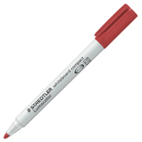 Маркер для досок Staedtler Lumocolor Compact 341 красный, 1-2мм, овальный наконечник