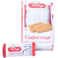 Печенье Caf? Crisp ANNA FAGGIO хруст.карамельное (инд.уп.), 25шт/уп., 150г