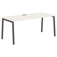 Стол прямой ELST 1780 Ясень Траун/Мокко 1760х800х750 EDIS