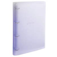 Тетрадь на кольцах БОЛЬШАЯ 305х235 мм А4, 120 л., пластик, с разделителями, BRAUBERG, Фиолетовый, 40