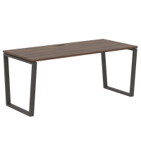 Стол прямой EVST 1780 Дуб Денвер тёмный/Мокко 1760х800х750 EDIS