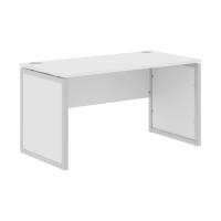 Стол прямой XQPST 147 Белый/Алюминий 1400х700х750 XTEN-QP