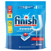 Таблетки Finish Power Все в одном Лимон, 70шт