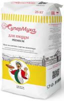 Мука Супермука Premium пшеничная для пиццы высший сорт, 25кг