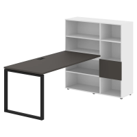 Рабочая станция EQRST 1217 Мокко/Черный 2190х1250х1355 EDIS