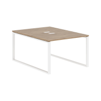 Стол 2-х местный EQWST 1116 Дуб Денвер светлый/Белый 1160х1606х750 EDIS