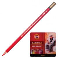 Набор акварельных карандашей Koh-I-Noor Mondeluz 24 цвета, 3720, метал. пенал