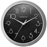 Часы настенные Troyka черные, d=29см, круглые, 11170182
