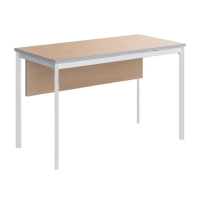 Стол прямой Skyland Imago-S СП-2.1SD, клен/белый полуматовый, 1200х600х755мм