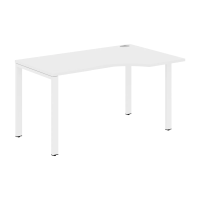 Стол эргономичный XS6CET 149(R) Белый/Белый 1400х900х750 XTEN-S60