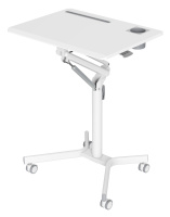 Стол для ноутбука Cactus VM-FDS101B 70x52x105см, белый, столешница МДФ