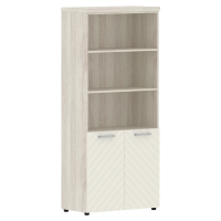 Шкаф с комплектом малых дверей и топом TLHC 85.5 Латте/Сосна Эдмонт Z 856х450х1968 TORR LUX