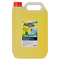 Средство для мытья посуды Адриоль 5л, лимон, гель