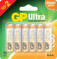 Батарейка Gp Ultra 15AU-2CR12 АА LR06, 12шт/уп