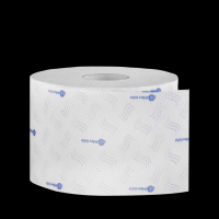 Туалетная бумага Merida Top Print 2 слоя, 80м, белая, синий рисунок, 16шт/уп, TB1405
