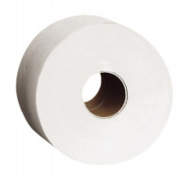 Туалетная бумага Merida Top Mini 19 ТБТ201, в рулоне, 180м, 2 слоя, белая, 12 рулонов