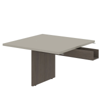 Стол приставной VFCT 1212.1 Аметист/Дуб Сильвер 1200х1200х750 VELION