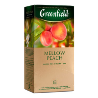 Чай Greenfield Mellow Peach (Меллоу Пич), зеленый, 25 пакетиков