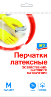 aro Перчатки латексные M, 3 пары