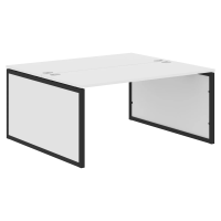 Стол 2-х местный XQPWST 1614 Белый/Антрацит 1600х1406х750 XTEN-QP