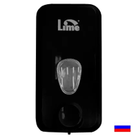 Диспенсер для мыла наливной Lime черный, 1л, 973002