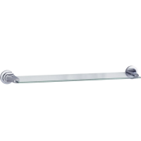 Полка для ванной Nofer Hotel стеклянная, 16415.B