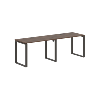 Стол 2-х местный EQWST 2367 Дуб Денвер тёмный/Мокко 2326х670х750 EDIS