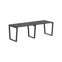 Стол 2-х местный EVWST 2380 Мокко/Черный 2326х800х750 EDIS