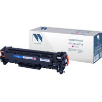 Картридж лазерный Nv Print 718M, пурпурный, совместимый