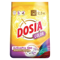 Стиральный порошок для всех типов стирки и тканей 2,5 кг, DOSIA 'Optima Color', 3280105