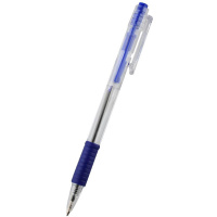 Ручка шариковая Attache Economy  0,5мм автомат. рез.манжет.,синий