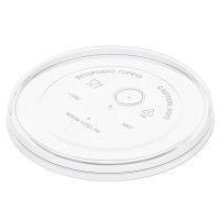 Крышка для стакана одноразовая Vzlp пластиковая прозрачная 9см, 50шт