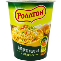 Лапша Роллтон курица в стакане, 70г